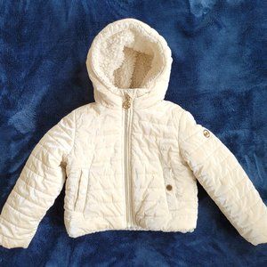 Michael Kors Puffer Jacket, Midweight Winter Coat, Toddler Girls, Size 4T